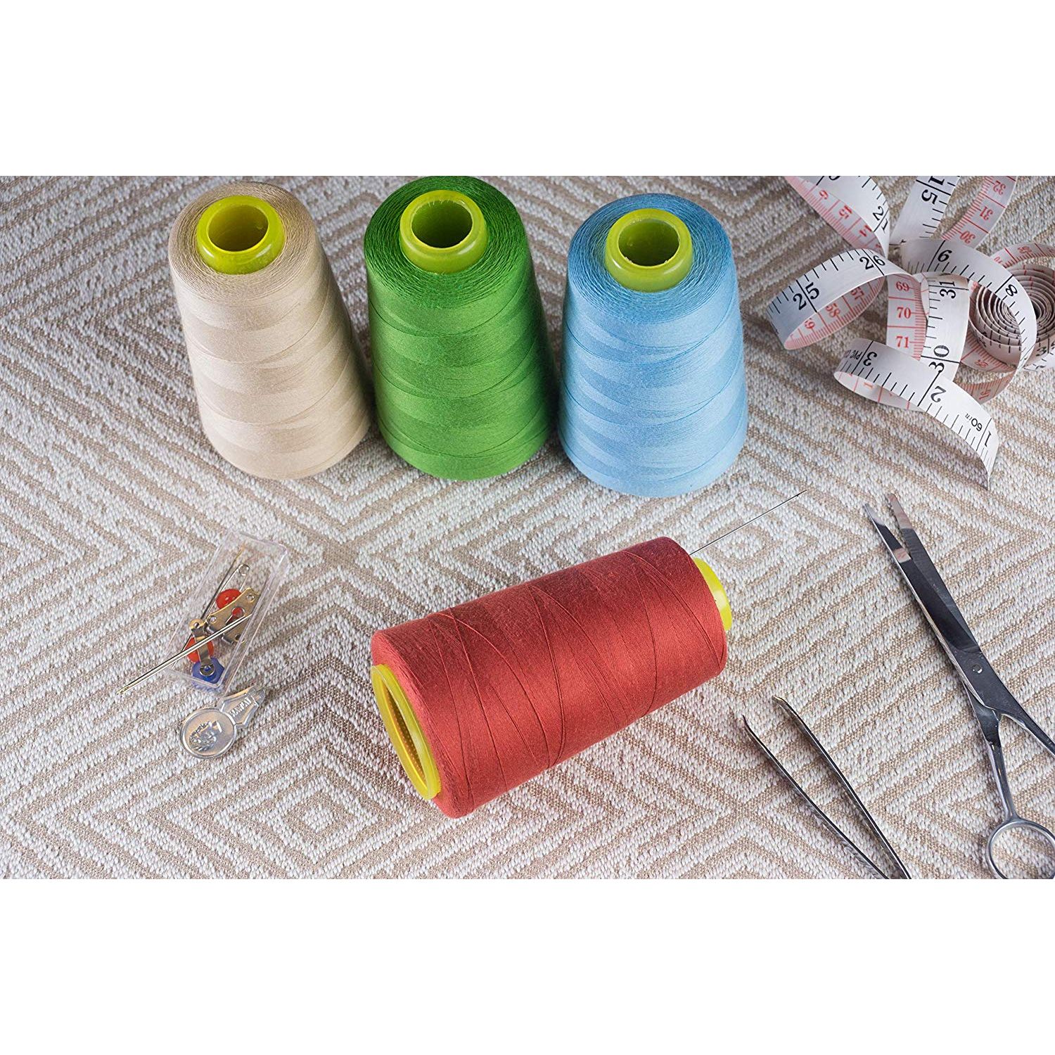 Sewing Thread Spools 8Count Natural Cotton Threads for Sewing
