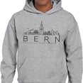 thumbnail image 2 of Skyline Bern Switzerland Hoodie Sweatshirt Unisex 2X-Large Grey, 2 of 5