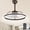 Khaki, variant on Cusp Barn 24 Inch Modern Smart Ceiling Fan with Light and APP Control, 6 Wind Speeds Dimmable LED Ceiling Lights, for Bedroom, Kids Room and Living Room