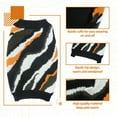 thumbnail image 3 of QBLEEV Warm Dog Sweaters Stripe Multi Color Dog Sweater Soft Dog Pullover ，Pet Apparel Pet Winter Clothes for Small Medium Male Female Dogs, 3 of 7