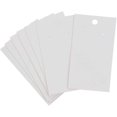 thumbnail image 1 of 200 Pcs Earring Card Holder, Jewelry Display Cards for Ear Studs, White, 3.5 x 2 in., 1 of 7