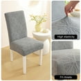 thumbnail image 6 of Elastic Dining Chair Covers, Stretchable Semi Circular Chair Back Protectors for Home and Dining Room, Durable Washable Chair Slipcovers for Furniture Protection, 6 of 6
