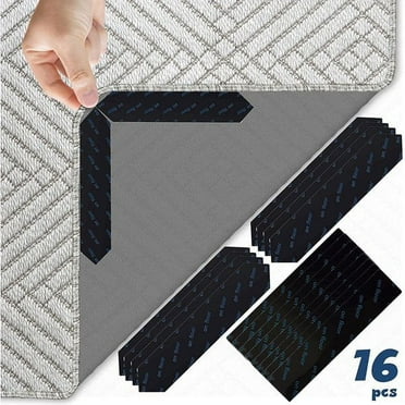 Guuyoo Rug Grippers Tape, Non-Slip Backing (16 Count)