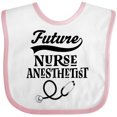 thumbnail image 3 of Inktastic Future Nurse Anesthetist Girls Baby Bib, 3 of 4