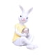 thumbnail image 2 of Estatua de conejo de Pascua, decoración de Pascua, decoración de mesa, figura creativa de conejo Amarillo, 2 of 8