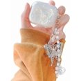 thumbnail image 1 of Compatible with AirPods Pro Case with Girls Cute Clear Glitter Butterfly Design Smooth Soft TPU Cover Case for Airpods Pro,Cute for Airpods Pro-Butter, 1 of 4