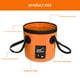 thumbnail image 4 of Cubo de agua plegable | Cubo de PVC plegable de 20 L para pesca y camping | Contenedor portátil a prueba de fugas para viajes al aire libre, senderismo, jardinería y lavado de coches, 4 of 5