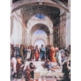 thumbnail image 4 of Ma Croix Mens Graphic Print Renaissance Art "The School of Athens" Painting T Shirt, 4 of 7