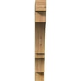 thumbnail image 2 of Ekena Millwork 4"W x 32"D x 32"H Balboa Block Rough Sawn Bracket, Western Red Cedar, 2 of 25