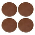 thumbnail image 2 of Juego de 4 Tazas Antideslizantes Baoblaze Protectores de Ruedas para Muebles Marrón, 2 of 8