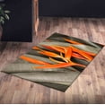 thumbnail image 6 of Modern Rug, Housewarming Gift Rug, Bedroom Rug, Orange Leaf Rug, Entry Rugs, Botanical Rugs, Floral Rugs, Saloon Rug, Farmhouse Rug, 2.6'x6.5' - 80x200 cm, 6 of 8