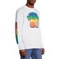 thumbnail image 4 of MTV Bubble Gradient Logo Mineral Wash Men's and Big Men's Graphic T-Shirt, 4 of 6