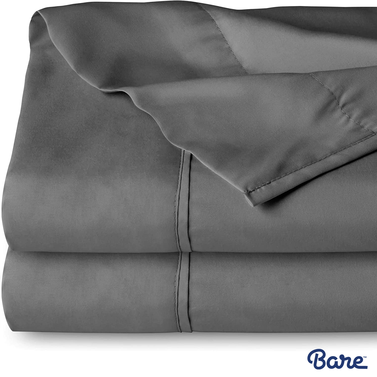 Bare Home Flat Top Sheet Premium 1800 UltraSoft Microfiber Collection
