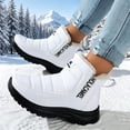 thumbnail image 4 of Bnwani Boots for Women,Winter Boots,Round Toe,Water-Resistant,Non-slip,Warm,White,42(US:9), 4 of 6