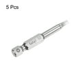 thumbnail image 3 of S3 Magnetic Square Screwdriver Bit 1/4" Hex Shank 2" Length Screw Driver, 5 Pack, 3 of 5