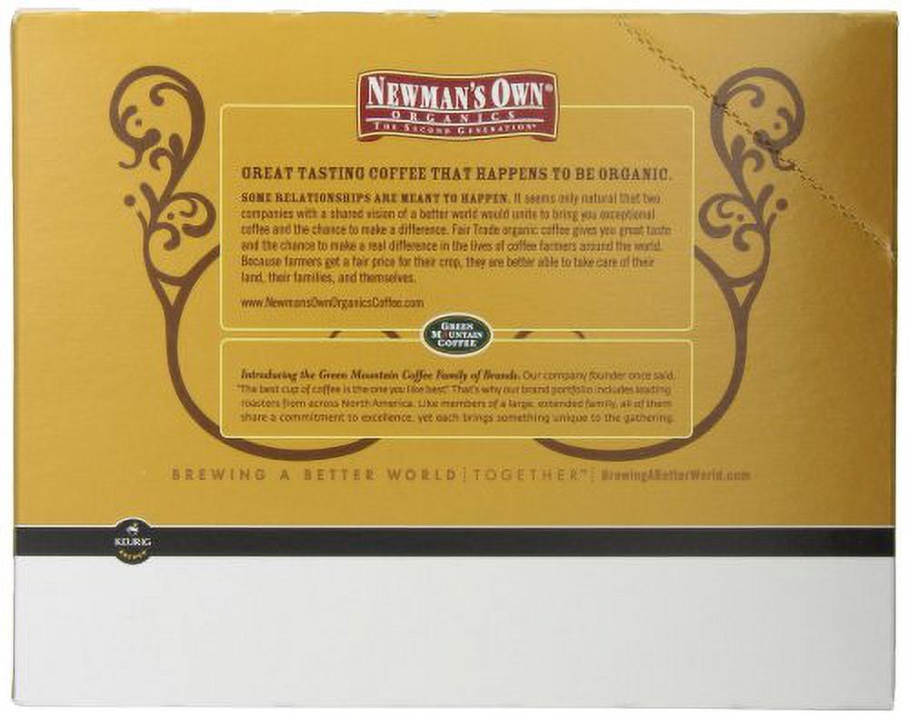 Newman's Own Organics, Newman's Own Special Blend Decaf, K-Cup Portion Pack for Keurig K-Cup Brewers, 24 Count (Pack of 4)