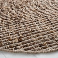thumbnail image 3 of SAFAVIEH Natura Edith Distressed Area Rug, Ivory/Taupe, 6' x 6' Round, 3 of 8