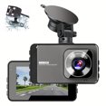 thumbnail image 1 of Feltree Dash Cam 1080P DVR Car Driving Recorder 3 Inch Screen Dashboard Camera 140° Wide Angle, Parking, Loop Recording, 1 of 8