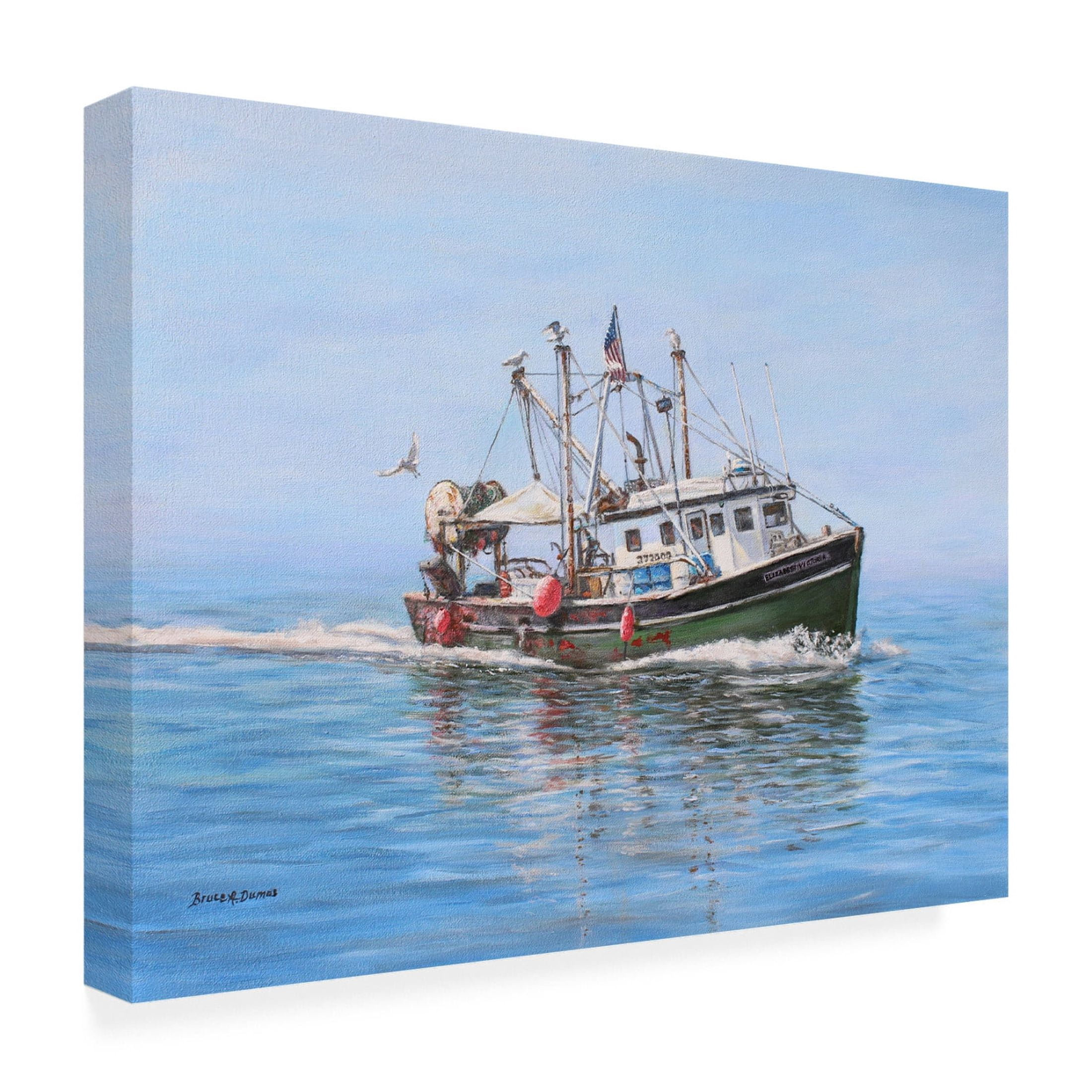 Canvas Wall Art - Bruce Dumas 'Elizabeth Victoria' Wall Art for Living Room, Bedroom, or Office Décor by Trademark Fine Art - 19 x 14 Inches
