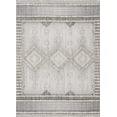 thumbnail image 4 of Boutique Rugs Amaga Farmhouse High Low Textured Shag Runner Rug - Boho Moroccan Geometric Carpet for Hallway, Kitchen - Charcoal, Cream, Peach - 2'7" x 7'3" (2x8), 4 of 19
