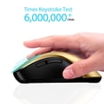 thumbnail image 3 of memzuoix 2.4G Wireless Mouse, 1400 DPI Mobile Optical Cordless Mouse with USB Receiver, Portable Computer Mice Wireless Mouse for Laptop, PC, Desktop, MacBook, 5 Buttons (Gold), 3 of 10