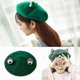 thumbnail image 2 of Beret Cap Warm Faux Wool I Vinta Artist Er Beanie Hat, 2 of 4