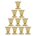 thumbnail image 3 of 10X Gold Wedding Centerpieces Vases Mini Metal for Party Anniversary Homewarming, 3 of 7