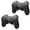 2 Black, variant on RetroFam 2 Pack Playstation 3 Controller PS3 Controller Wireless for PS3 Game Console, Black