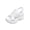 White, variant on HTHLVMD Women's Platform Wedge Sandals, Cross Strap Open Toe Sandals, Ankle Strap Casual Summer Shoes, Fish Mouth Wedge Sandals Open Toe One Line Buckle Solid, Black 5.5