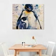 thumbnail image 2 of Orinice Penguin Penguinling Birds Fine Art Aesthetic Poster & Print Wall Painting for Office Farmhouse Decor 16x12in, 2 of 6