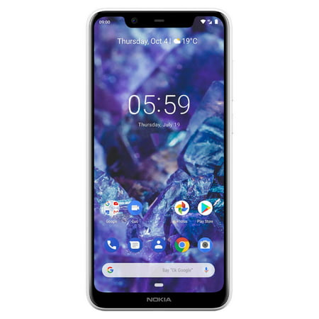 Nokia 5.1 Plus - Android 9.0 Pie - 32 GB - Dual SIM Unlocked Smartphone (at&T/T-Mobile/MetroPCS/Cricket/H2O) - 5.86