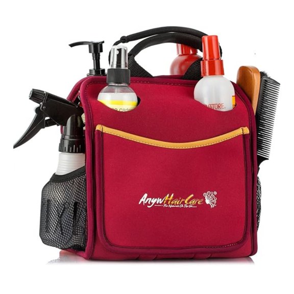 Anywhair Care Accessory Bag | No Stress, No Mess Hair Tool  Beauty Organizer