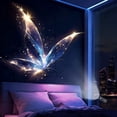thumbnail image 2 of USB-Powered Galaxy Butterfly Projector Night Light, 10 Slides Starry Sky Ceiling Projector, Portable Rotating Ambiance Lamp for Bedroom, Gaming Room, Party Decor, Gift for Kids & Adults, 2 of 9