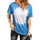 thumbnail image 2 of Camiseta informal de manga corta con cuello redondo y estampado para mujer Pompotops  hkajfhjk463671, 2 of 4