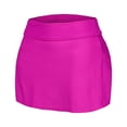 thumbnail image 1 of Soidarity de natación Transpirable Buena elasticidad Forro incorporado Cordón Causal Traje de baño de secado rápido Cinturón ancho Deportes acuáticos Rosa roja L, 1 of 6