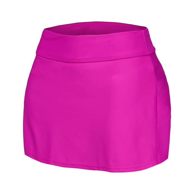 Soidarity de natación Transpirable Buena elasticidad Forro incorporado Cordón Causal Traje de baño de secado rápido Cinturón ancho Deportes acuáticos Rosa roja L