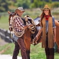 thumbnail image 2 of Chaleco vaquero ATAMET, vaquero, con flecos, para mujer, de Cowgirl Outfits, 2 of 6