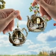 thumbnail image 2 of JoyMoreHome Cute Rear View Mirror Car Charm, Bunny Hanging Ornaments, Car Rear Dangle Interior,Car Decor Accessories, 2 of 6