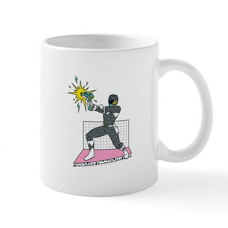 

CafePress - Power Rangers Black Ranger Blast - 11 oz Ceramic Mug - Novelty Coffee Tea Cup