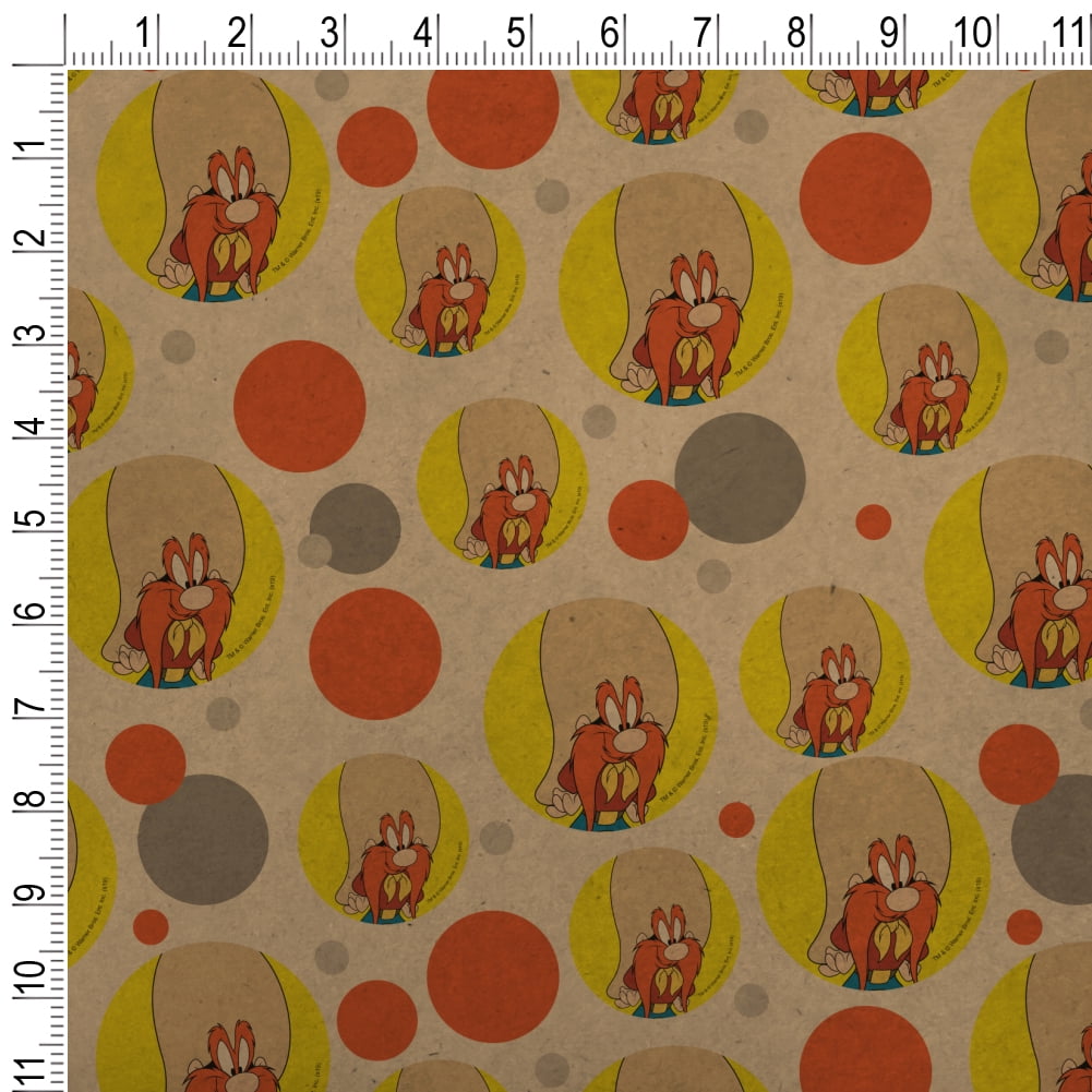 Looney Tunes Yosemite Sam Premium Kraft Gift Wrap Wrapping Paper Roll