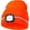 Orange, variant on Reflective Stripe LED Beanie Safety High Visibility Winter Hat with Light for Outdoor Work Sports Gifts for Men Dad  Women Mam