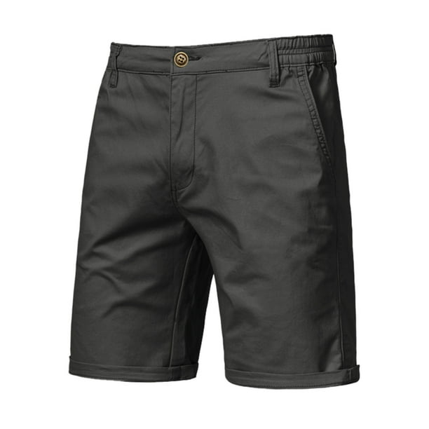 PEASKJP Men's Classic Cargo Shorts Quick Dry Lightweight Travel Shorts with  Multi Pockets for Fishing Camping Golf,Dark Gray XL 
