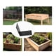 thumbnail image 4 of Soportes de esquina elevados para cama de jardín Soporte en L Soporte de esquina resistente Soporte de estante de acero inoxidable Soportes de ángulo grandes negros Soportes de metal para madera Aufug, 4 of 4