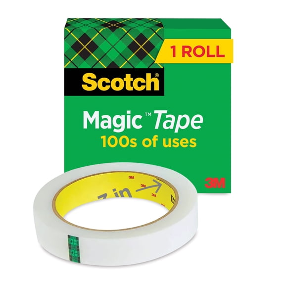 3M #810 Magic Tape, 3/4 in x 72 yds.