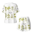 thumbnail image 2 of Sigee Herbs and Spices for Sleepwear Casual Pjs with Pockets Women's Pajamas Sets Shorts 2 Piece Short Sleeve Lounge Sets 3X-Large, 2 of 9