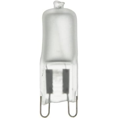 

66075-SU Q40/G9/FR/120V Halogen 40-Watt Single Ended T3.5 Light Bulb 350 Lumen 120 Volt G9 (Bi-Pin) Base Frost 2000 Hour Life Span 3200K - Warm White 1 Pack