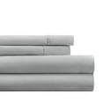 thumbnail image 3 of Wrinkle Resistant Super Soft Bed Sheets Set, King 4-Piece Solid in Light Gray by Comfort Canopy, 3 of 12