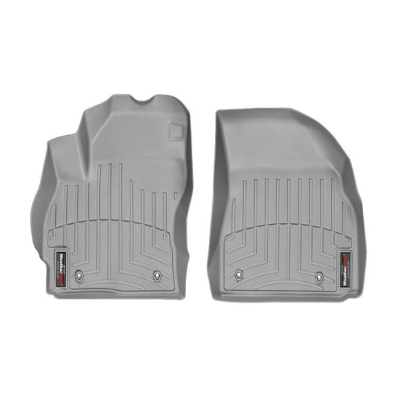 WeatherTech Custom Fit FloorLiners compatible with 2012-2015 Mazda MAZDA5 - 1st Row (Driver & Passenger), Grey