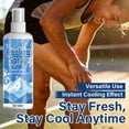 thumbnail image 5 of Cooling Body Mist Spray 100ml Sport Heat Relief Refreshing After Sun Spray for Outdoor Sports Soccer Basketball Running Hiking Camping 1 Pack, 5 of 9