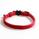 thumbnail image 1 of Xiao Hua Collar para gatos con hebilla ajustable de seguridad suave para perros pequeños o gatos, terciopelo rojo, 1 of 4